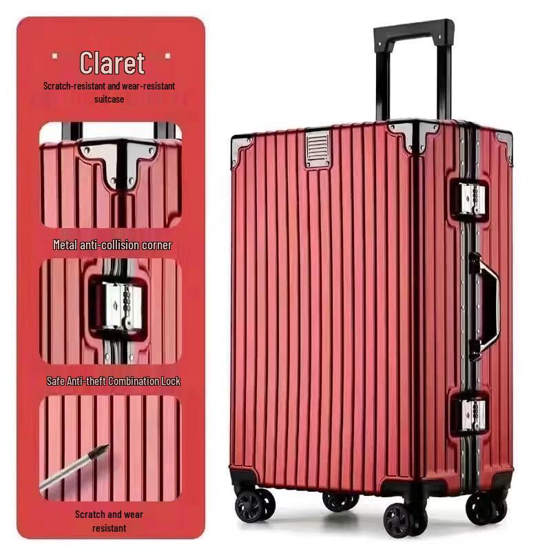 Li Shen Aluminum Frame Universal Wheel Travel Suitcase