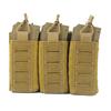 Molle Mag Pouch Tactical Magazine Pouch Elastic Open-Top Triple Mag Pouch Holder Carrier For M4 M14 M16 AK AR