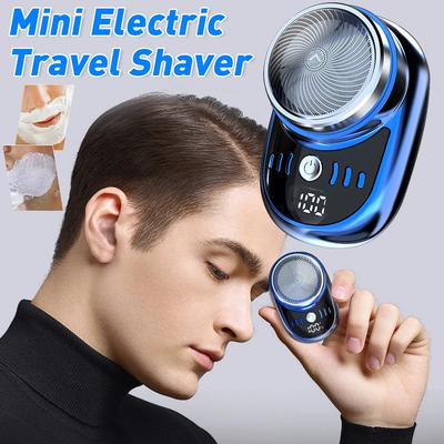 Mini Electric Travel Shaver For Men Pocket Size Micro USB Rechargeable Portable Painless Cordless Trimmer Knive Face Beard Razor