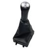 För VW Polo 9N 9N2 2002 2003 2004 2005 2006 2007 2008 2009 2010 Sedan 5/6 Växlad Växelspaksknopp Damask Läder Stövelskydd Fodral