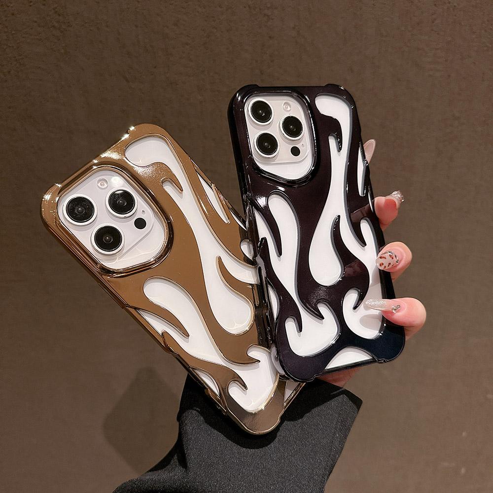 Phone Cases for iPhone 11 13 16 ProMax iPhone 14 15 ProMax 12 13 ProMax 13 Pro 14 Pro Samsung A55 A54 S25 S24 S23 S22 Ultra Flame Shell Cool Advanced