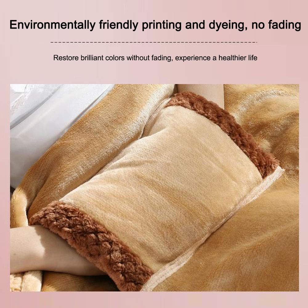 Heated Shawl USB Electric Throw 24x32Inch Flannel Fast Heating Blanket Lap Pad Warm Knee Foot Home Office Use Machine Washable, Khaki