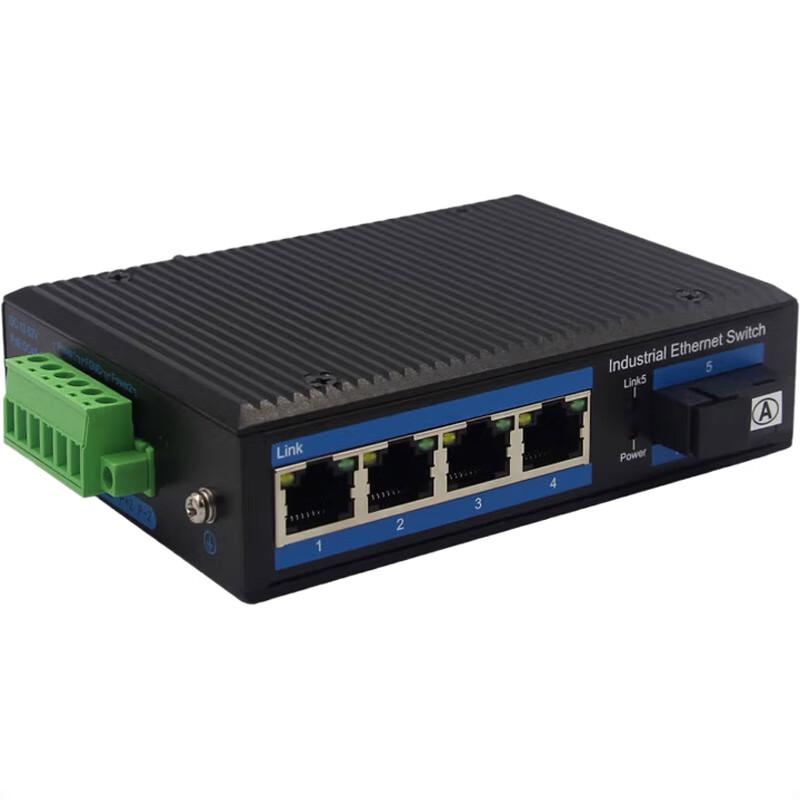 

AnCexin Industrial 100M Fiber Optic Transceiver (1F/4E)