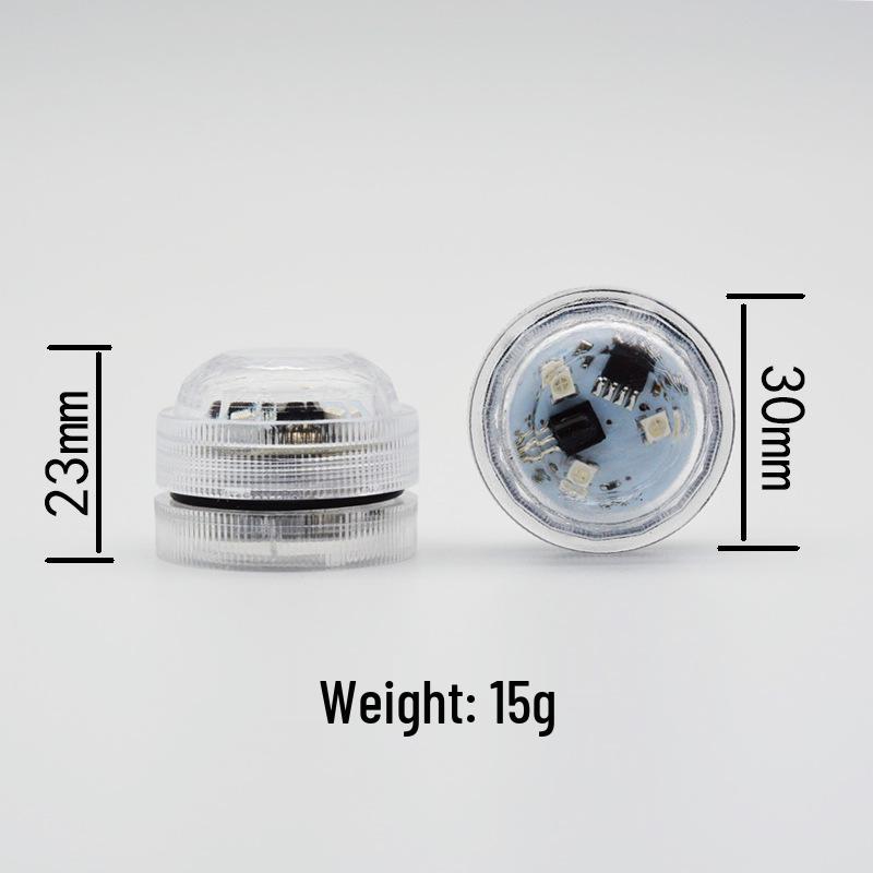 Waterproof RGB LED Remote-Control Underwater Light for Aquarium and Diving