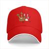 Funny Cartoon Rabbit With Carrots Baseball Cap Unisex Polyester Casual Adjustable Print Hat