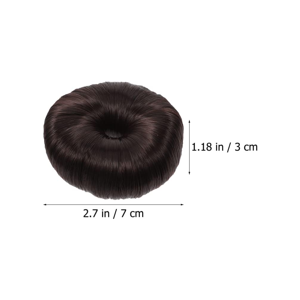 Miss Lirenn® 02 PCS Donut Bun Cushions, Wig Winder Hair Bun Maker Set, Hair Styling Hairstyle Aid Set, Doughnuts Bun Bun Suitable for Women and Gir