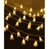 Plastic Christmas Jingle Bell Light String (3m, 16 LED, Warm White) LED Fairy Lights