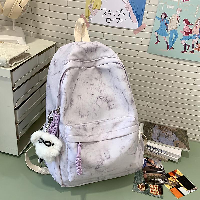 School bag for female junior high and high school students Korean version large versatile backpack female college student computer travel backpack