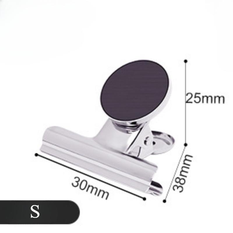 10pcs New Round Magnetic Clip Note Metal Magnet Clip Hand Ledger Magnet Clip Refrigerator Magnetic Clips Fridge School Office Supplies