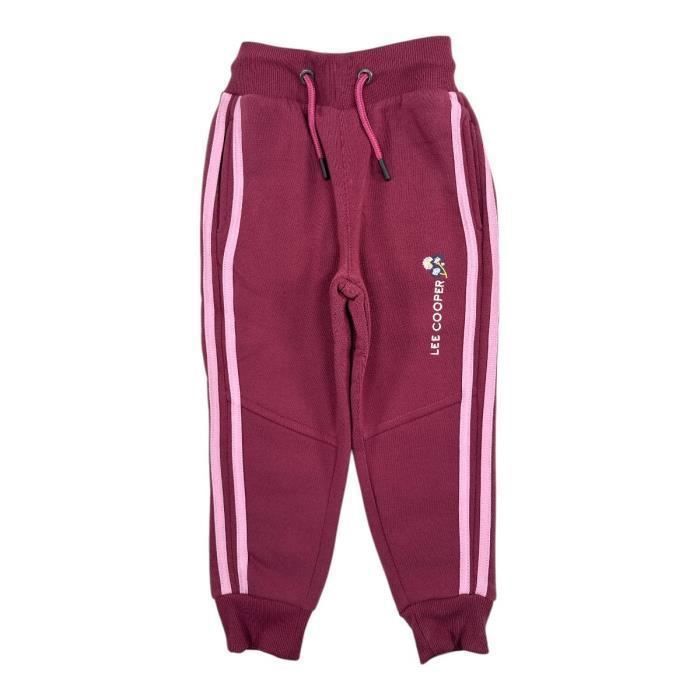 Pantalon de Jogging - Lee Cooper - LC12201 PA S3-12A - Rouge - Fille - Respirant