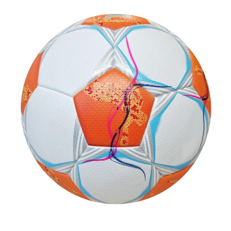 Nuovo Gioco Allenamento Calcio Giovani Adulti Incollaggio a Caldo 5 Palloni PU Resistente all'Usura Antiesplosione Calcio