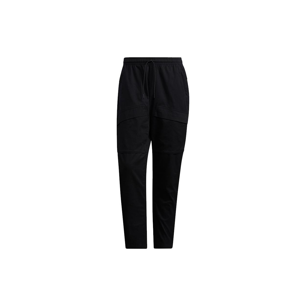 Men s adidas St Wv Cargo Pnt Casual Sports Lacing Breathable Long Pants/Trousers Black H39250 XS