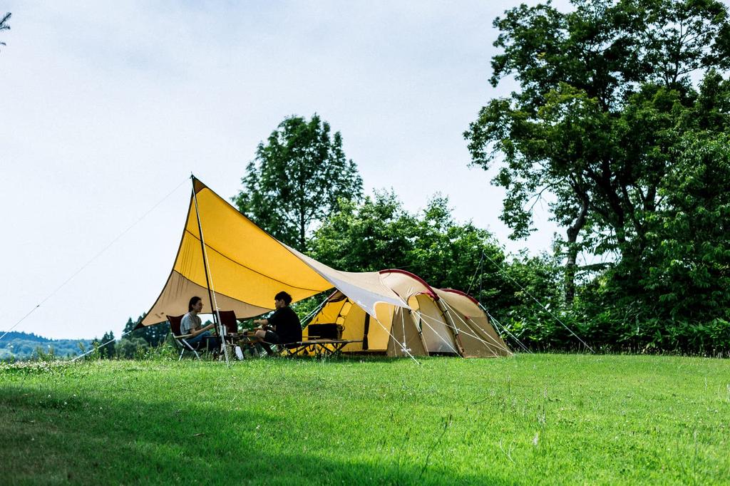 Snow Peak Amenity Tarp Hexa L Set Tarp podporuje 6 osob UV ošetření Odolné proti větru Snadné venkovní kempování TP-851SR