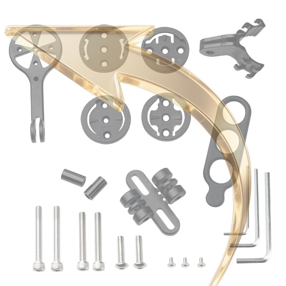 Bicycle Stem Mount Bicycle Computer Mount Holder Bike Speedometer Extension Holder Bracket Bicycle Extension Bracket Base China Mainland