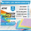 ACTIVE Swedish Dish Cloths for Kitchen 12 Pack Cellulose Sponge Cloth, Washable Dishcloths for Washing Dishes, Original an Dish Towels, Absorbent
