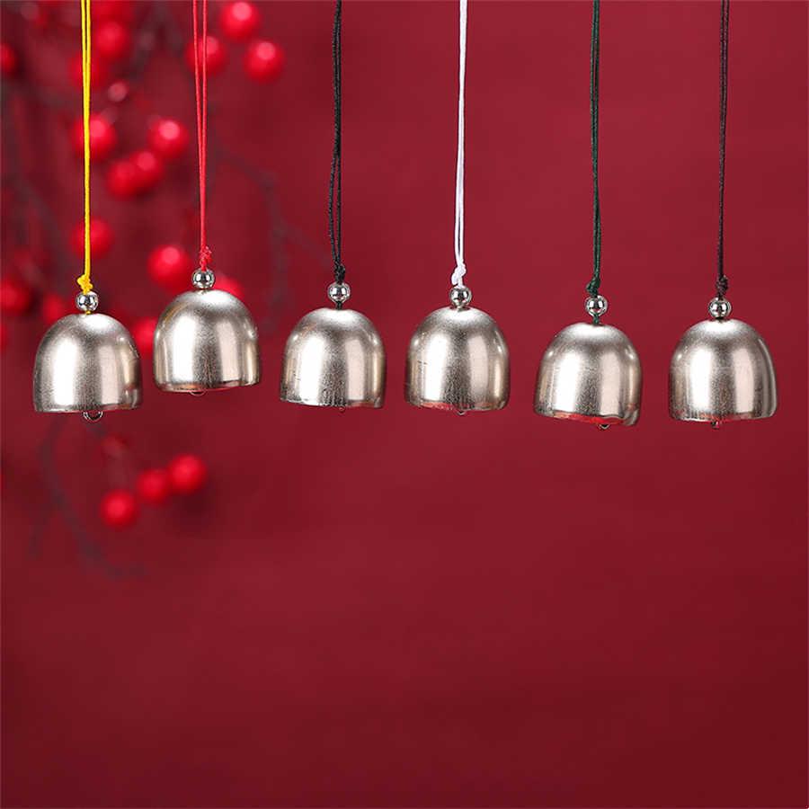 Brass and Copper Wind Chime DIY Accessories with Clapper - Small Metal Christmas Bells