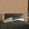 Red and coral triangles wallpaper for living room and bedroom 50x1000