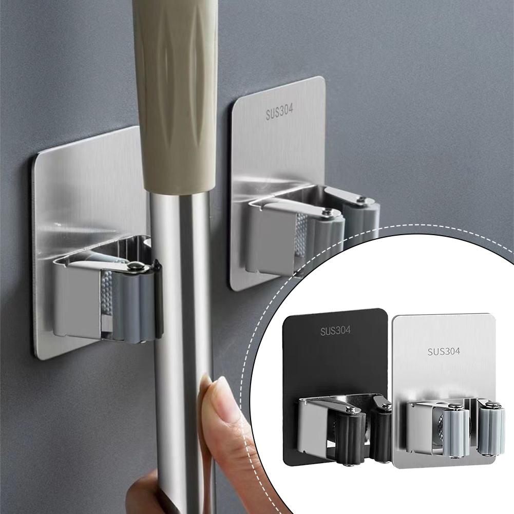 Adhesive Wall Clip Adhesive Wall Clip Kitchen Organizer Mop Holder Rack