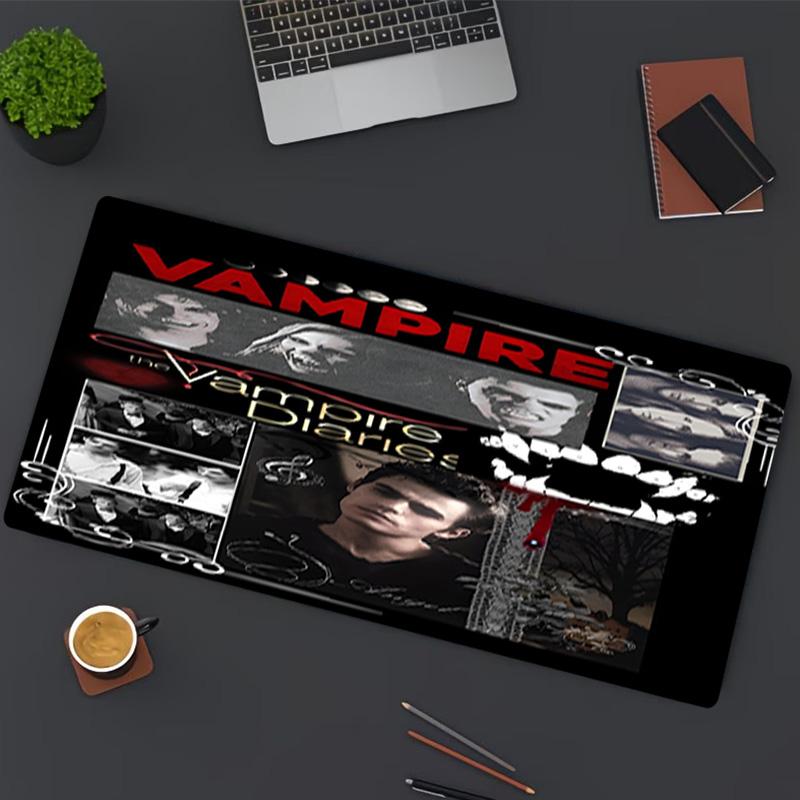 The Vampire Diaries Baskılı Mouse Pad, Klavye Pad'i Dizüstü PC Matı olarak Ofis Ev Kullanımı için, Masa Dekorasyonu, Oyuncular için Mükemmel Doğum Günü Hediyesi