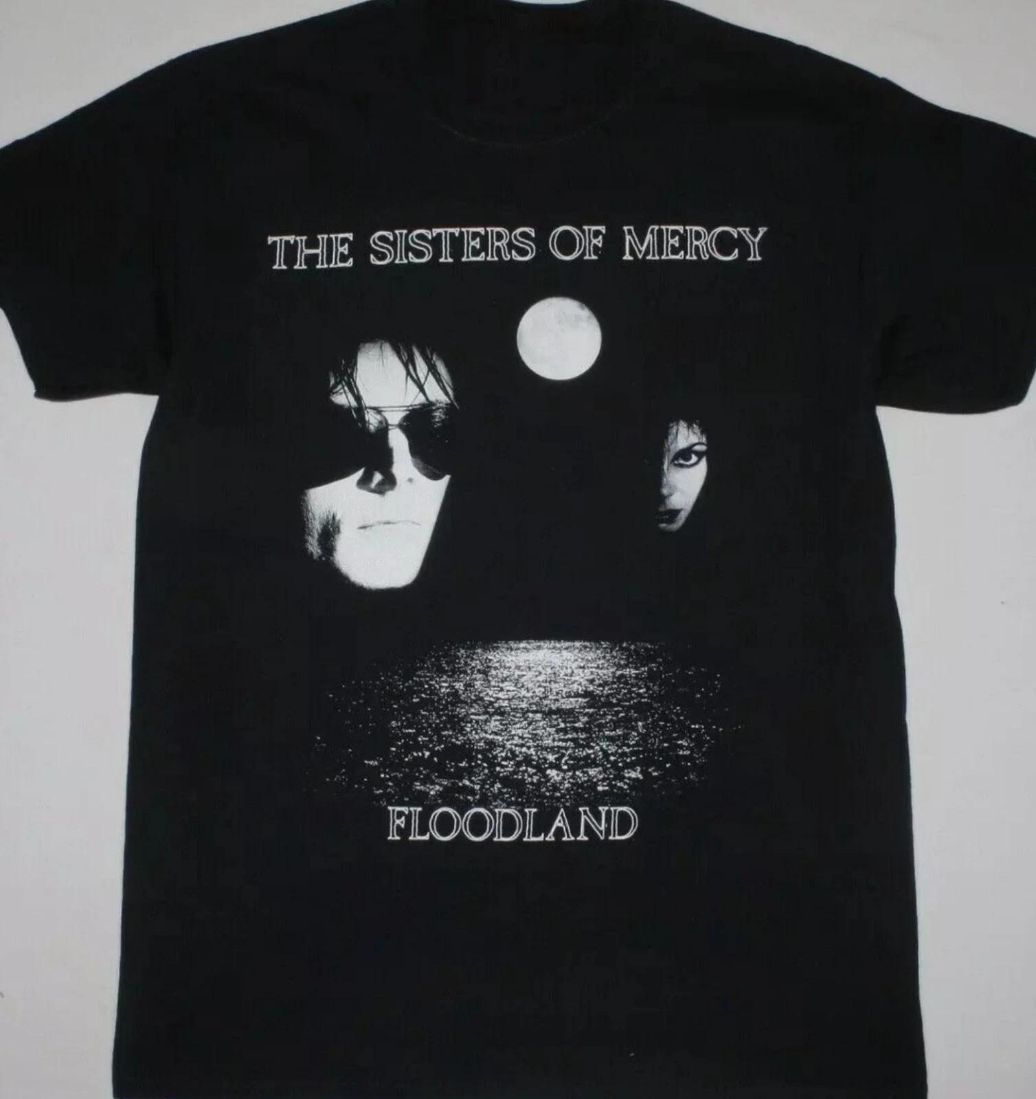 THE SISTERS OF MERCY FLOODLAND Short Sleeve T-shirt Black Men S-2345XL M