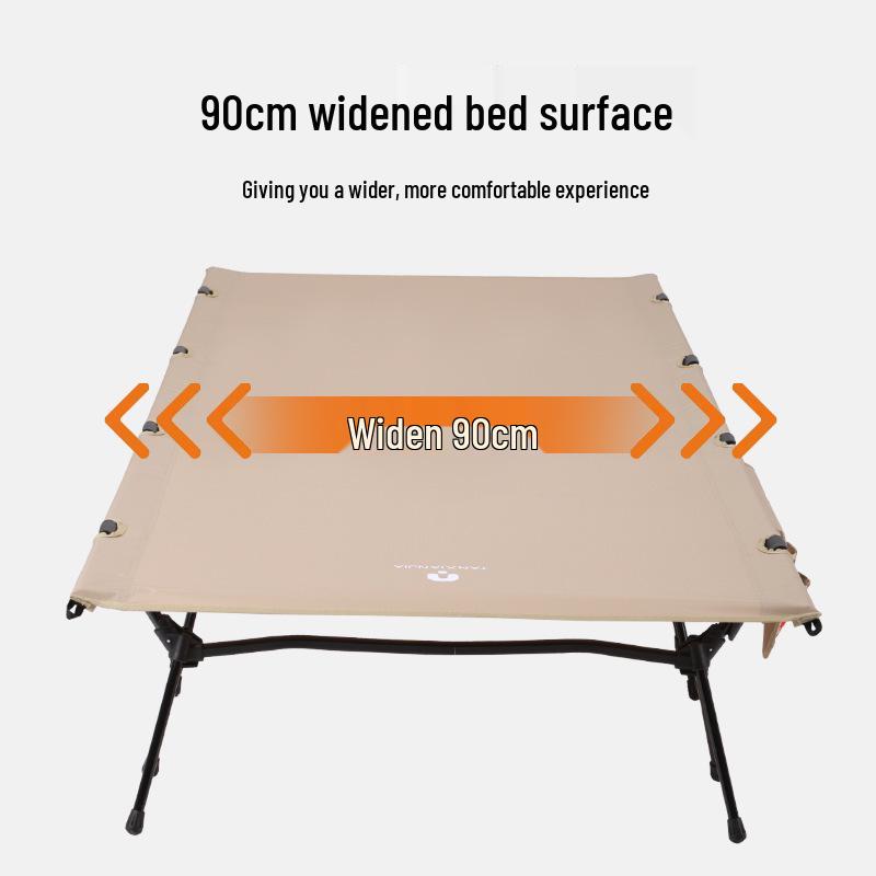 Ultra-Lightweight Folding Aluminum Camping Bed – Extra Wide for Tents & Outdoor Adventures