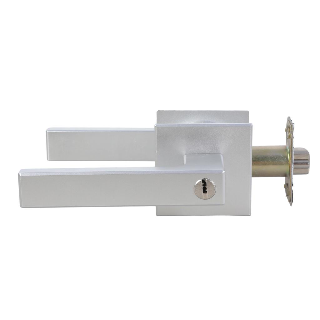 Upgrades Entry Door Lever And Deadbolt Lock Set Black Handle Keyed Alike Corrosion Resistant Lock for Front Exterior Use