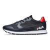 FILA Fht Series 83 Retro Fabric Low Top Running Shoes Women sneaker Black White F12W021106FNV