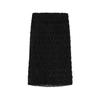 JNBY Feather Embroidered Mesh Straight Skirt