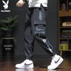 Playboy Men's Loose Fit Jogger Cargo Pants