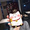 Maneki Neko Lucky Money Cat Cover For Samsung Galaxy S23 S24 S25 Ultra S21 S22 S20 S9 S10 Plus S21 FE S24 FE Phone Case