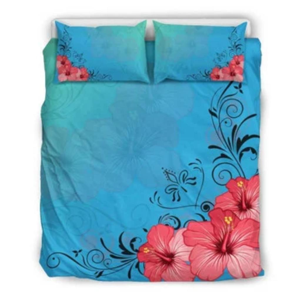Home Bedding Set Hawaii Hummingbird and Hibiscus Bedding Sets Duvet Cover Set