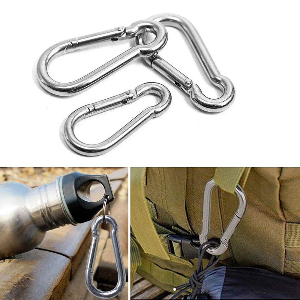 20 teile/paket Karabiner für Schlüssel Kette Mini Kürbis-Förmigen Aluminium Legierung Schlüsselbund Clip Haken Schloss Reisen Wandern Camping
