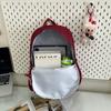 Schoolbag Niche Original Piano Keys Polka Dot Backpack Female Student Schoolbag Large Capacity Versatile College Style Simple Travel Backpack