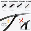 Heavy Duty Nylon Self Locking Cable Ties Assorted Sizes 12 Inch 10 Inch 8 Inch 6 Inch 4 Inch Bundle of 500 Durable Wire Fastening Straps
