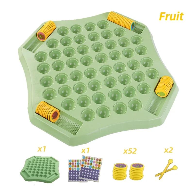 Animal Fruit Memory Matching Game Educational Board Game Kids Interactive Parent-Child Chess Set Cartoon Logical Thinking Toy