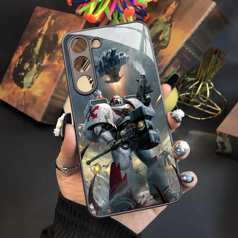 W-Warhammerss 40k Game Phone Case For Samsung Galaxy S24 S23 S22 S21 S20 A24 A34 A54 A53 Note20 M54 Fe Ultra Plus Glass