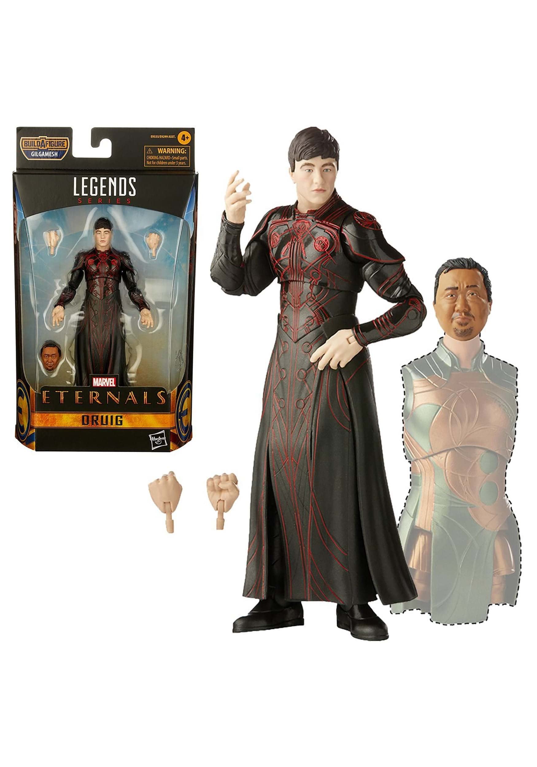 

Hasbro MARVEL Marvel Legends Series Movie Фигурка 6 дюймов E9535 В комплект входят оригинальные детали Eternals/Druig Build-A-Figure