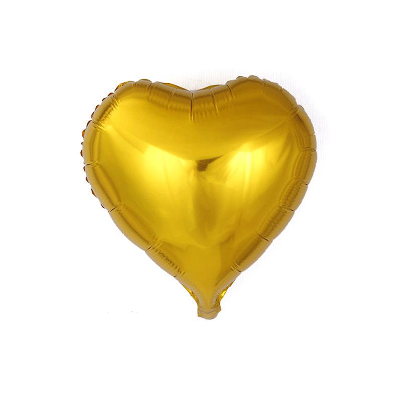 Heart-shaped Aluminum Foil Balloon - 18-inch Valentine's Day Confession Balloon
