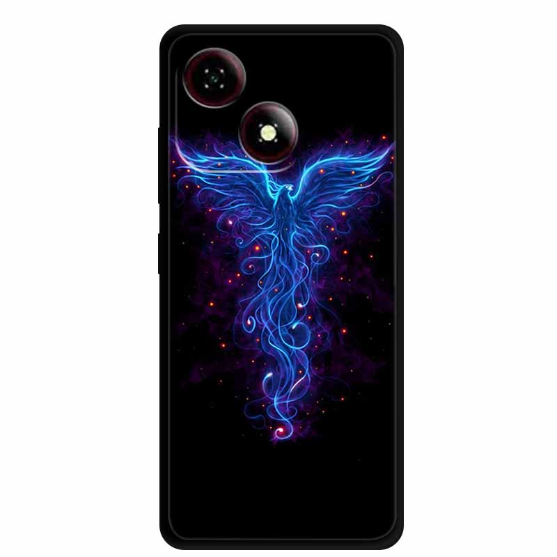 Θήκη για ZTE Blade A35e A 35 e A35 e Μαύρη Σιλικόνη Μαλακό Πίσω Κάλυμμα Θήκη για ZTE Blade A35E Θήκη Κινητού Z2466 Funda Καλύμματα