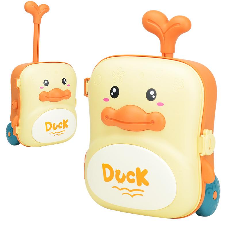 Bathroom Bath Children Trolley Case Set Baby Summer Vinyl Play Water Turn Music Beach Toys