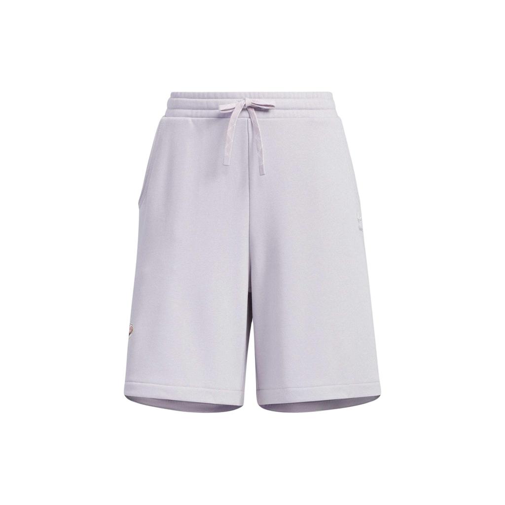 Adidas Originals Holiday Graphic Shorts Women Shorts Silver IW6303