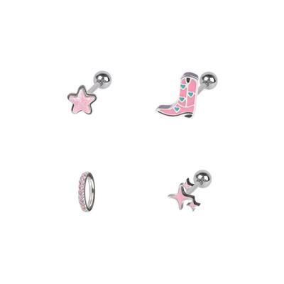 VVV [SET] Funky Boots Star Piercing