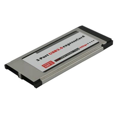 Pci Express To Usb 3.0 Dual 2 Ports Pci-E Express Card Adapter For 34Mm Slot Expresscard Converter 5Gbps Pcmcia Laptop Pc