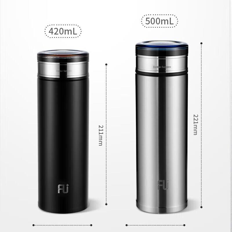 Fuguang 316 Stainless Steel Filter Tea Thermos Mug