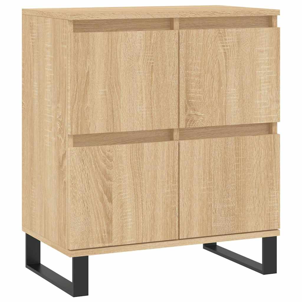 Sideboards 2 pcs Sonoma Oak Wood Based Material