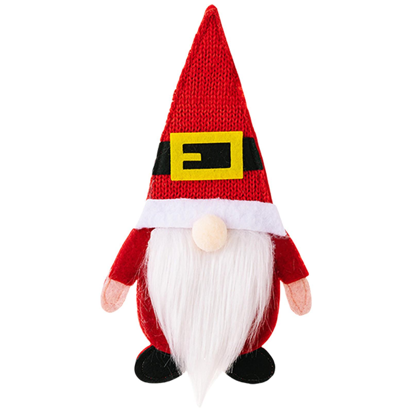 Rudolph Gnome Christmas Cutlery & Faceless Doll Decoration Set