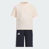 Adidas Girls' AEROREADY T-Shirt Shorts Set