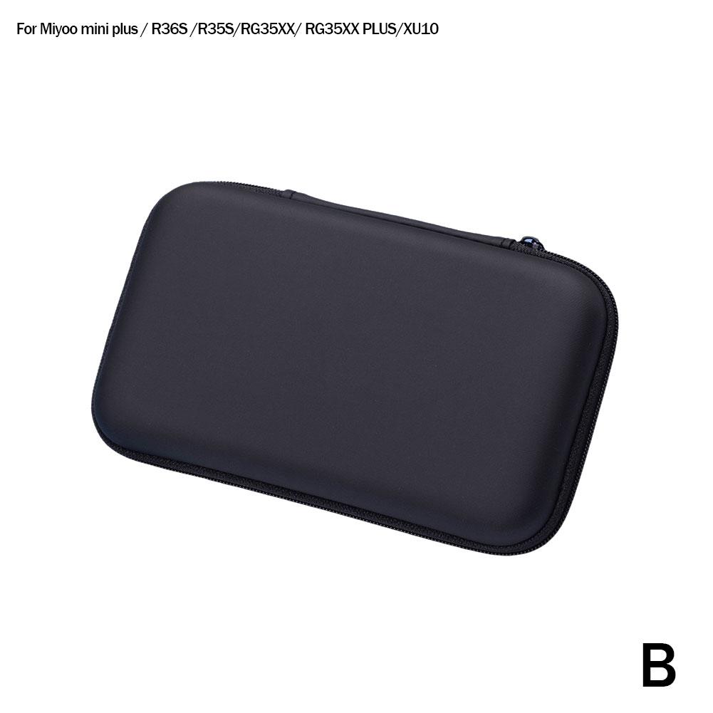 For R35S/R36S Handheld Game Console Carrying Case Protective Travel Retro Mini Player Box For Charging Cable Batteries