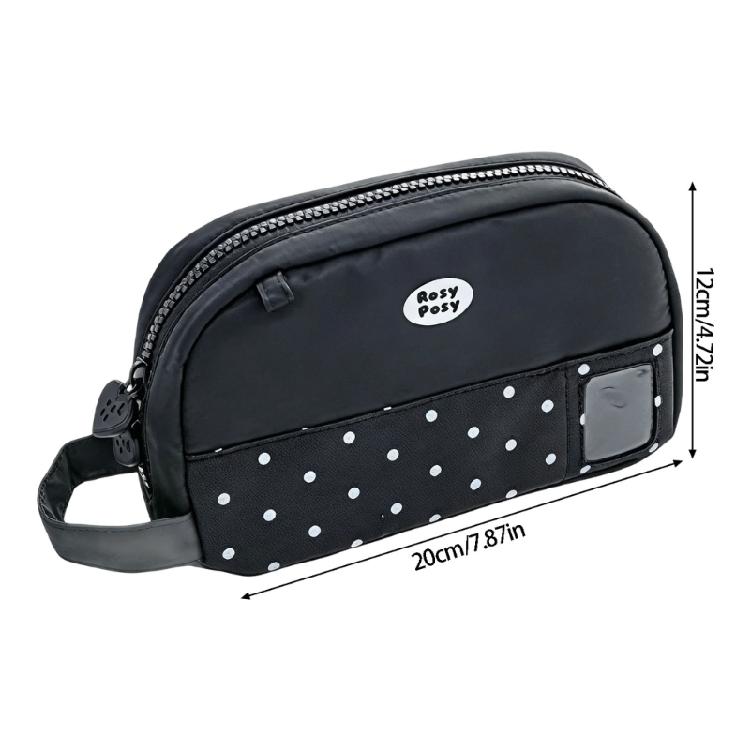 Pencil Case Fashionable Dot Design Pen Holders With Roomy Interior Small Items Holders Bag Desk Organizer