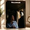 Halloween Movie Featuring Michael Myers D Texture Printed Poster Custom Vintage Metal Tin Plate Sign for Wall Art Decor Luxury